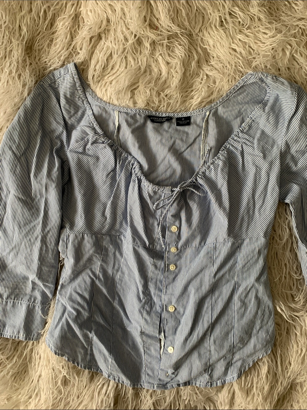 Vintage American Eagle tailored button down